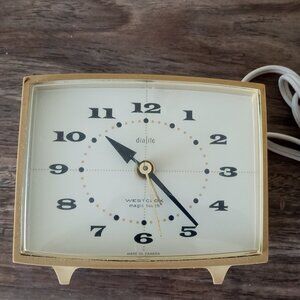 Vintage Dialite Magic Touch Alarm Electric Clock Magic Touch Westclox Canada